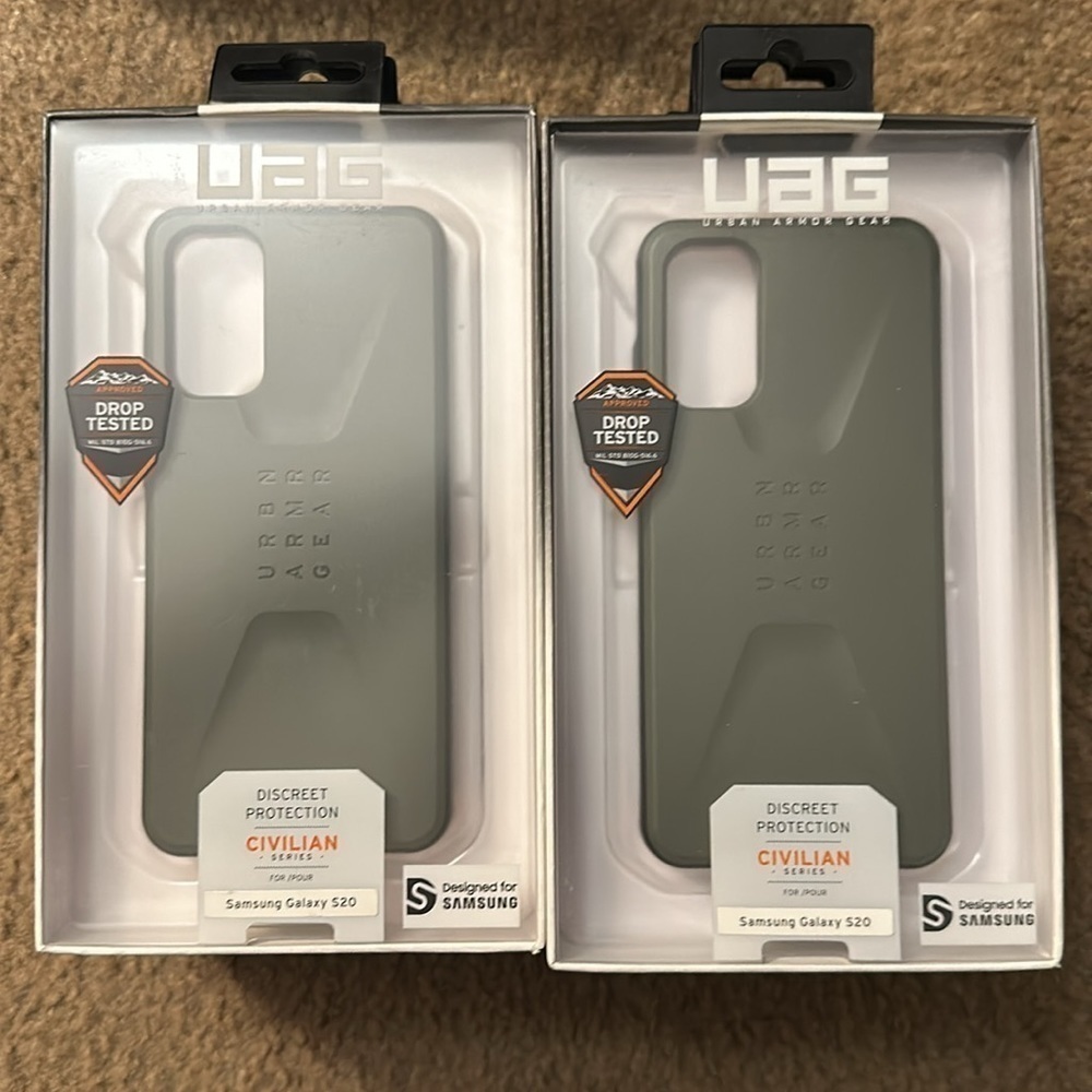🔥LOT OF 10🔥UAG Civilian Series Case for Samsung Galaxy S20 Olive Drab Green